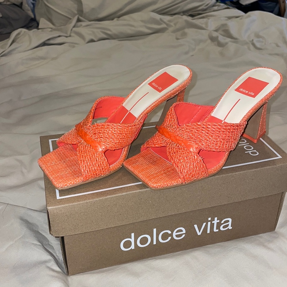 Orange Dolce Vita Heels